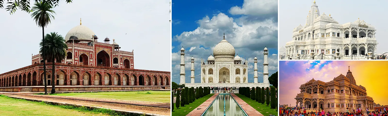Delhi Mathura Vrindavan Agra Jaipur Tour Package 