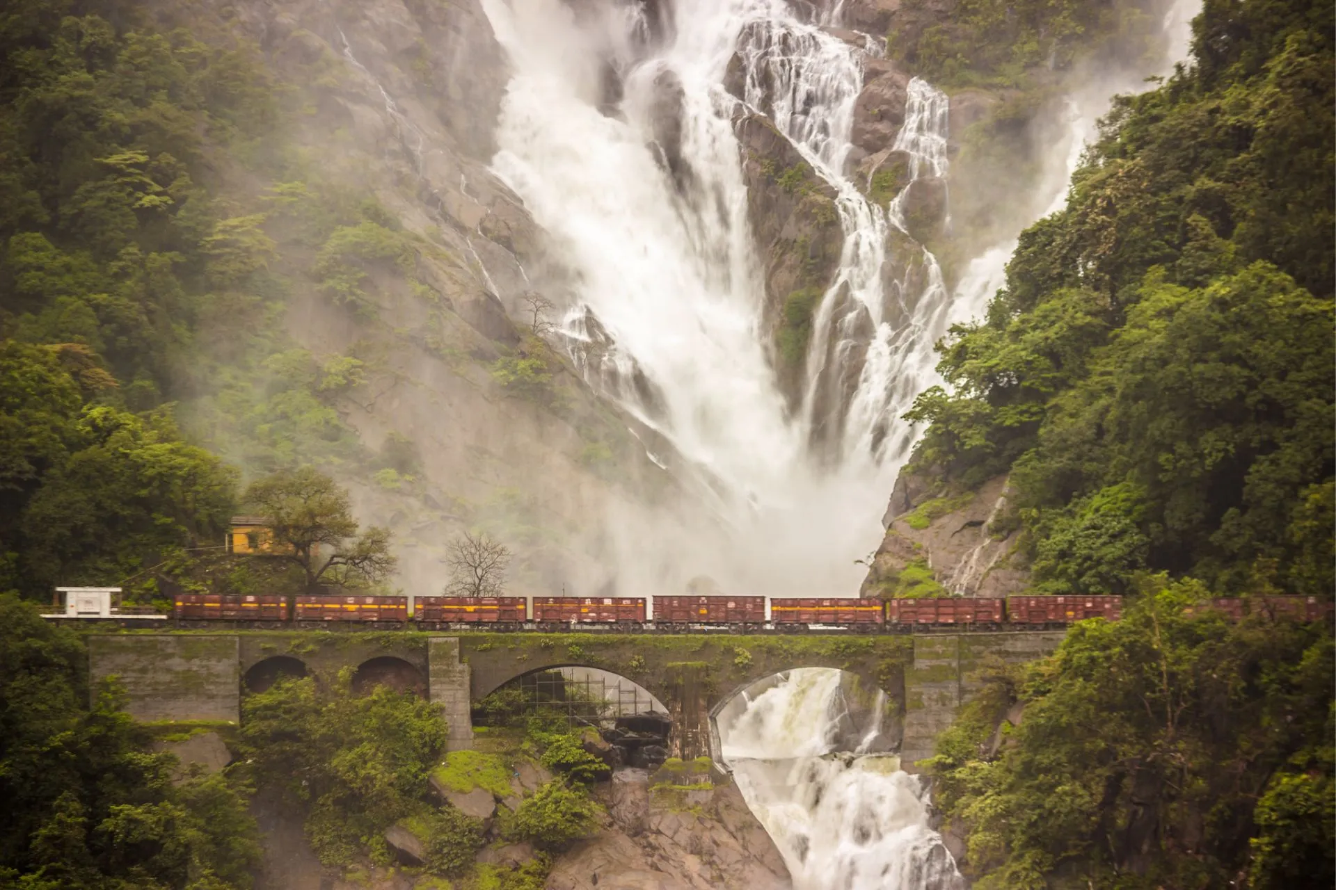 Goa Dudhsagar Waterfall Adventure Tour Package 